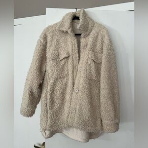 Sherpa oversized jacket